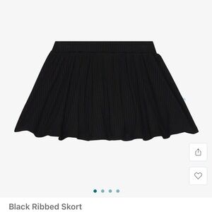 Posh Peanut Black Skater Skirt